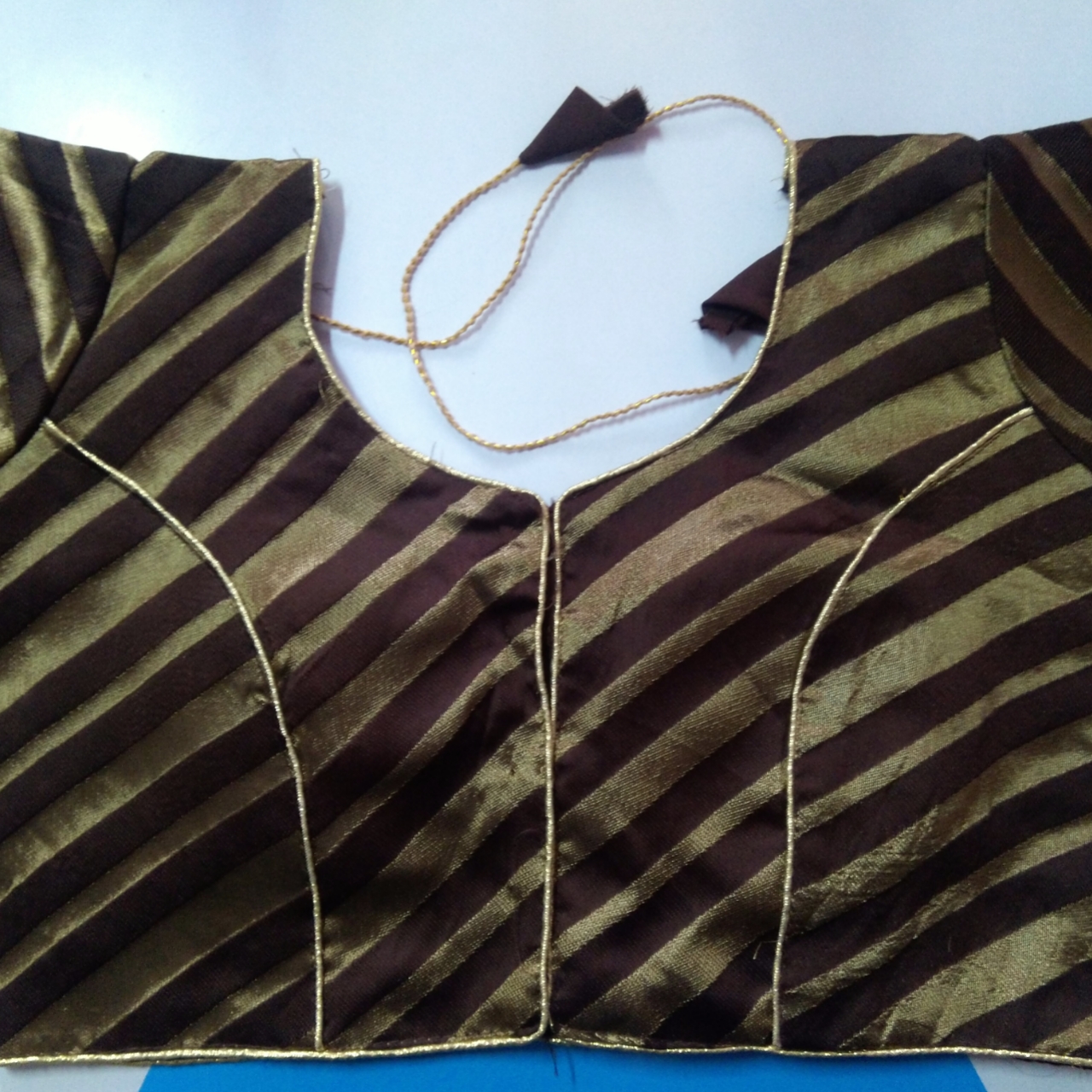 Princess Cut Blouse With Piping